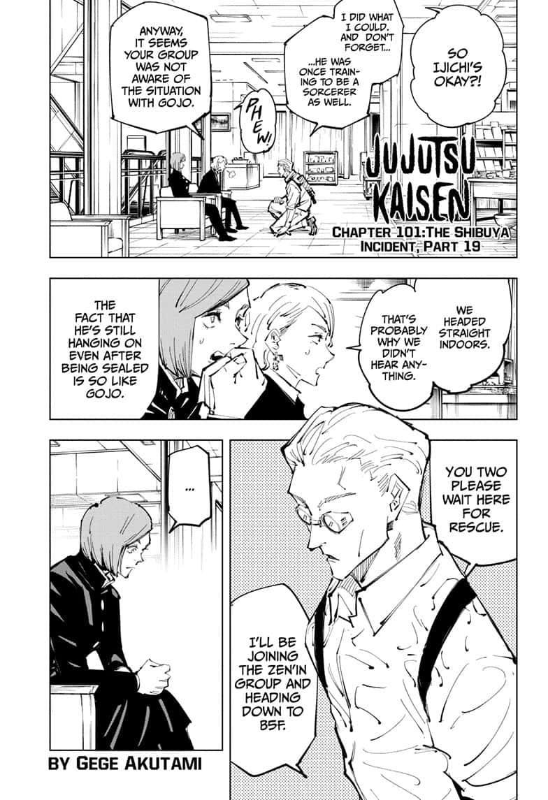 Read Jujutsu Kaisen Chapter-101 Page-001