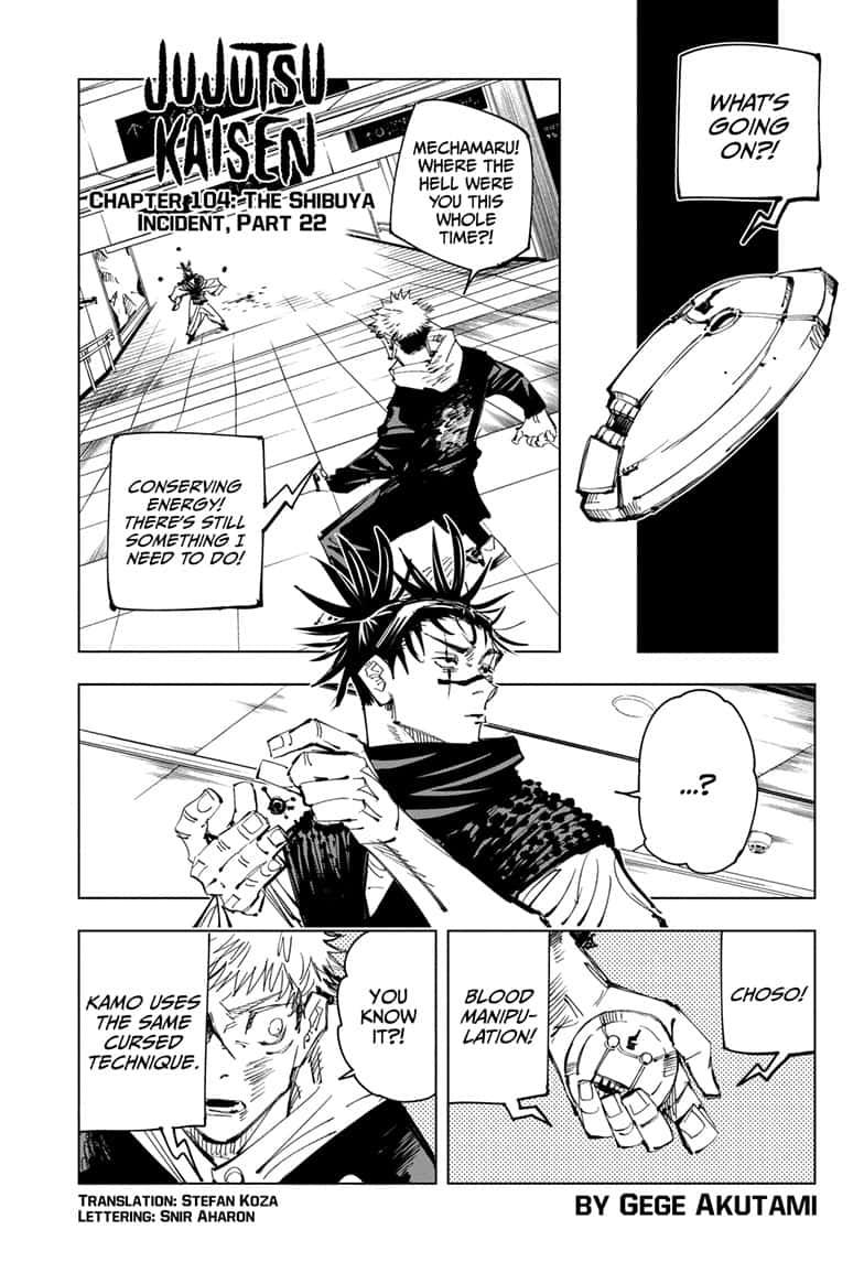 Read Jujutsu Kaisen Chapter-104 Page-001