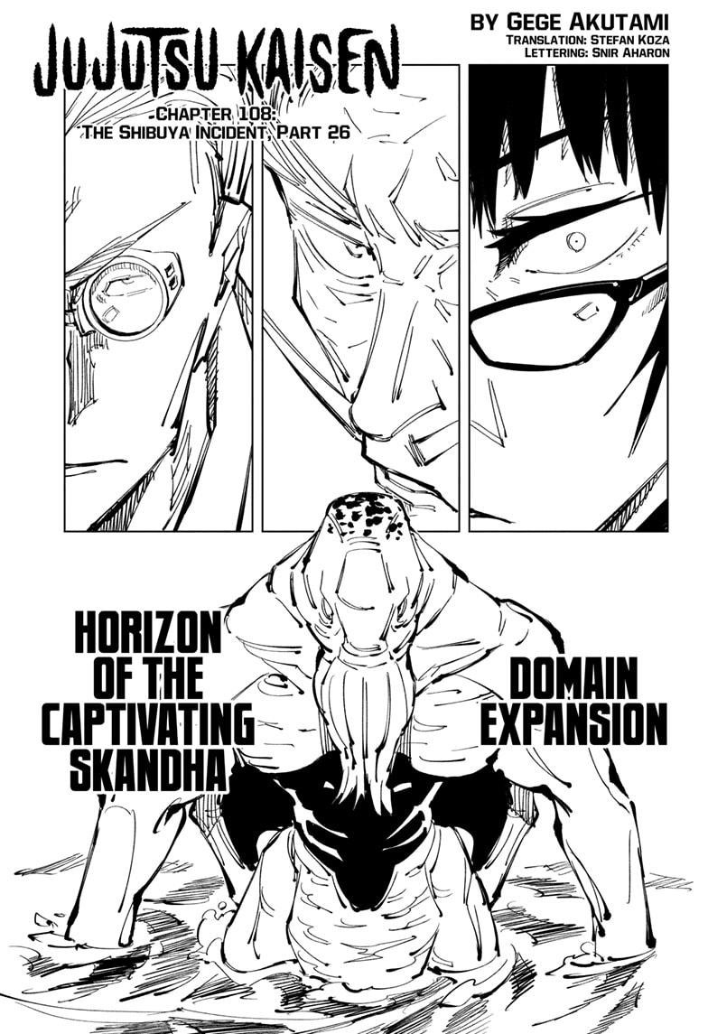 Read Jujutsu Kaisen Chapter-108 Page-001