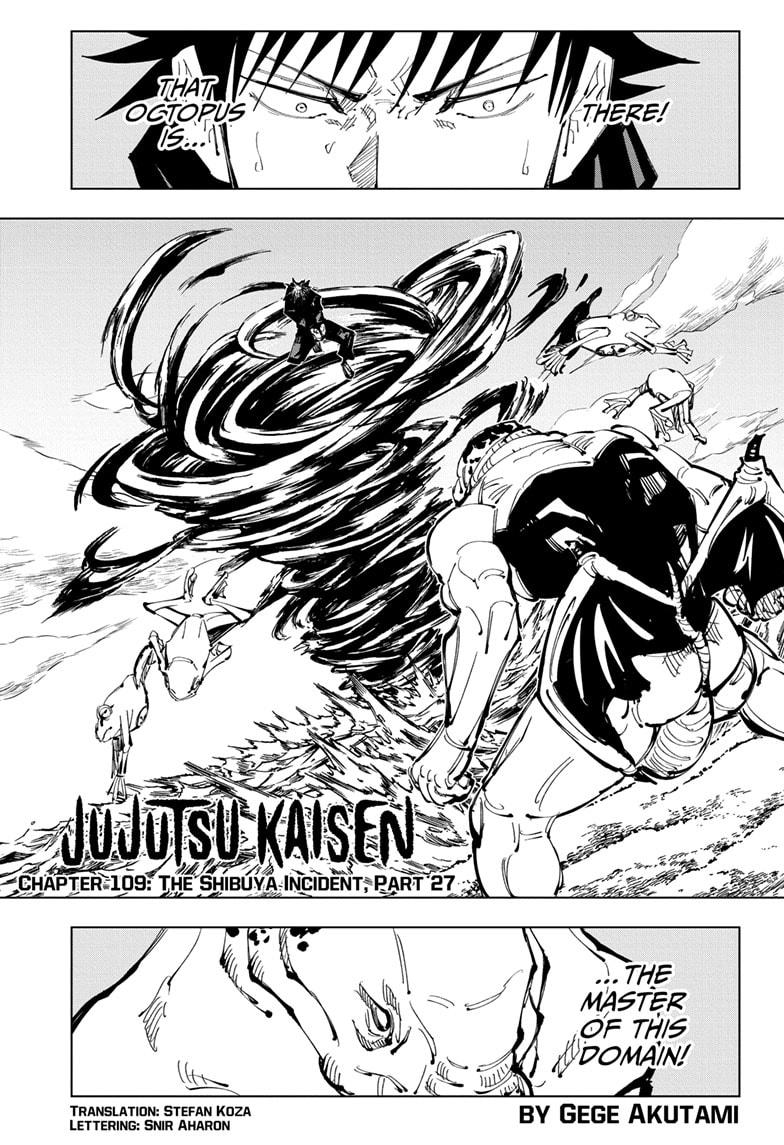 Read Jujutsu Kaisen Chapter-109 Page-001