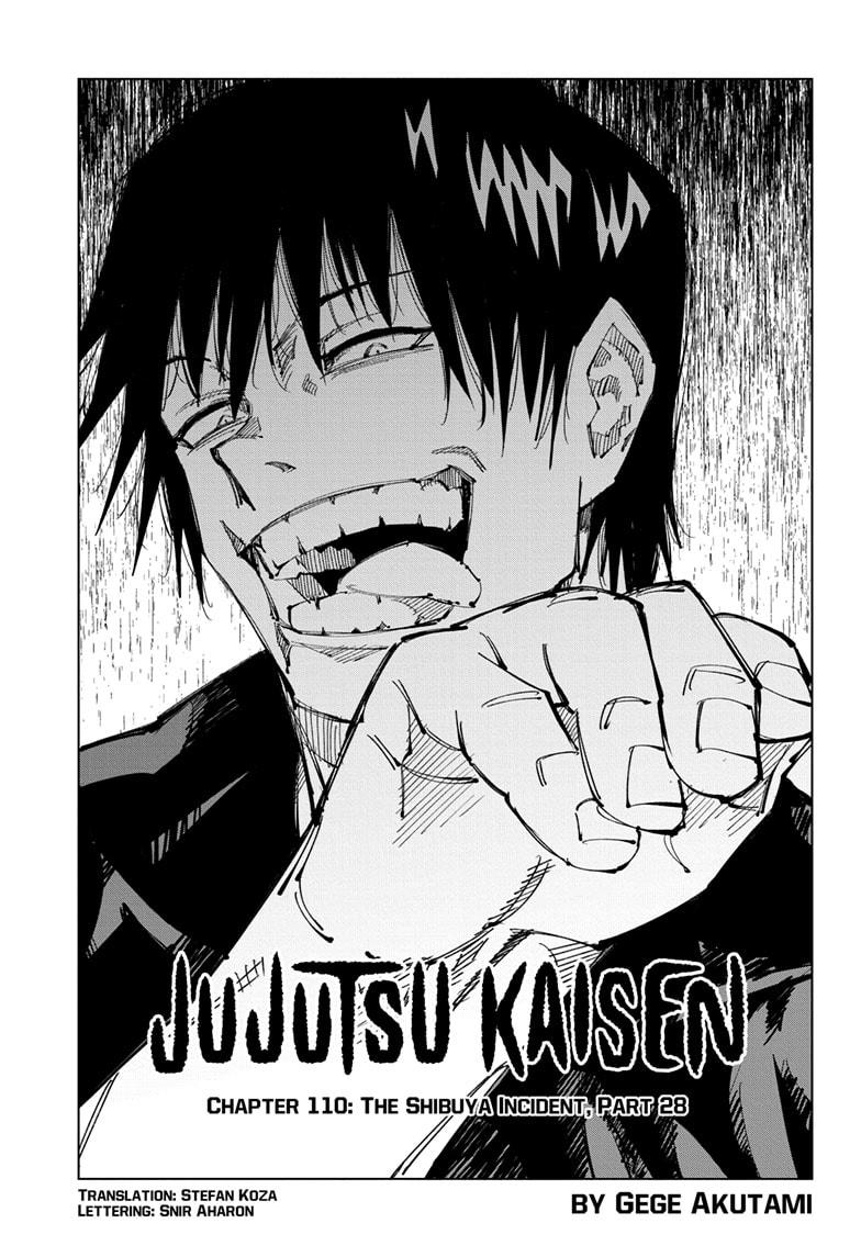 Read Jujutsu Kaisen Chapter-110 Page-001
