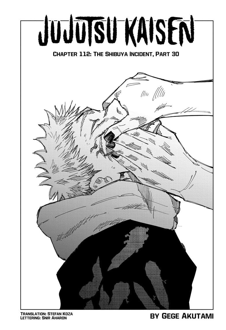 Read Jujutsu Kaisen Chapter-112 Page-001
