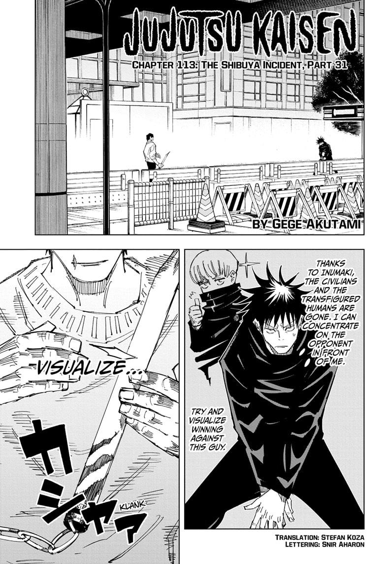 Read Jujutsu Kaisen Chapter-113 Page-001