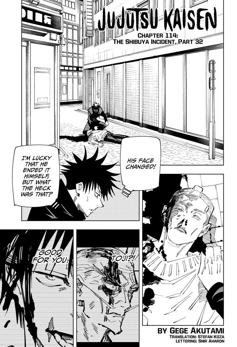 Read Jujutsu Kaisen Chapter-114 Page-001