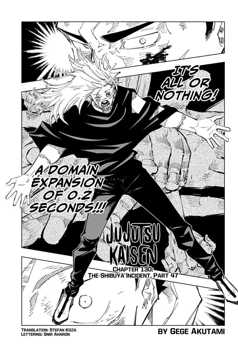 Read Jujutsu Kaisen Chapter-130 Page-001