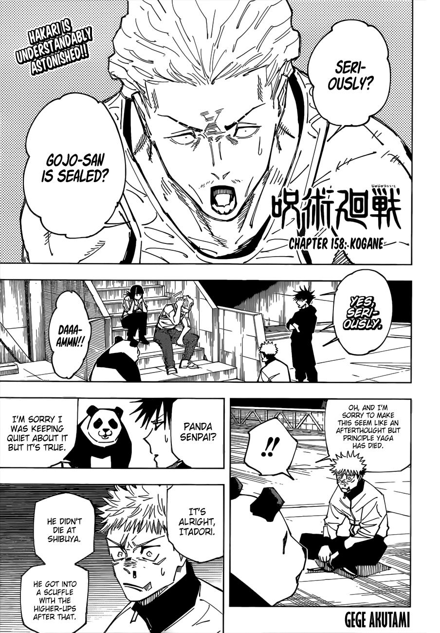 Read Jujutsu Kaisen Chapter-158 Page-001