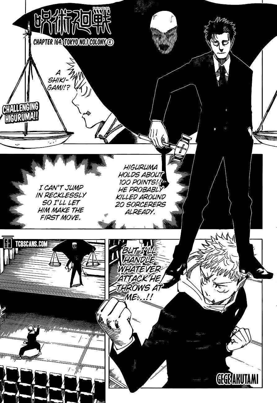 Read Jujutsu Kaisen Chapter-164 Page-001