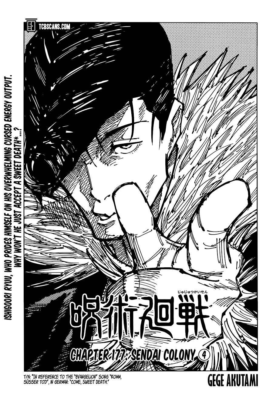 Read Jujutsu Kaisen Chapter-177 Page-001