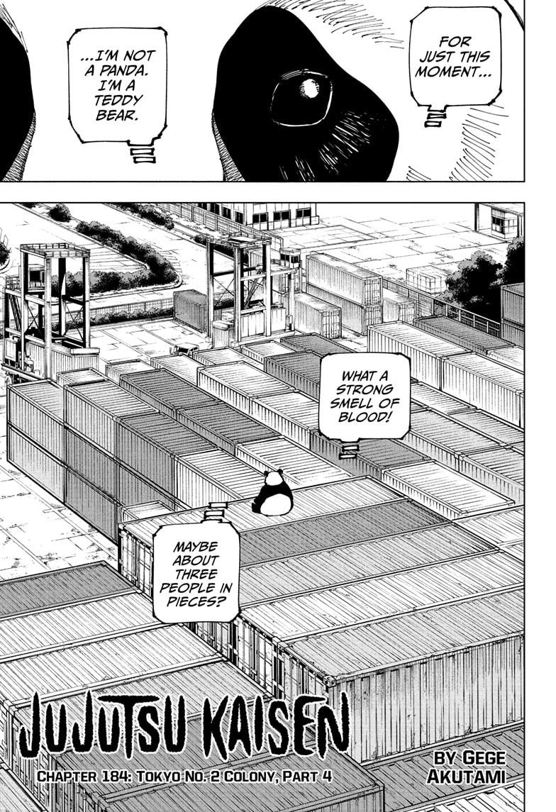 Read Jujutsu Kaisen Chapter-184 Page-001