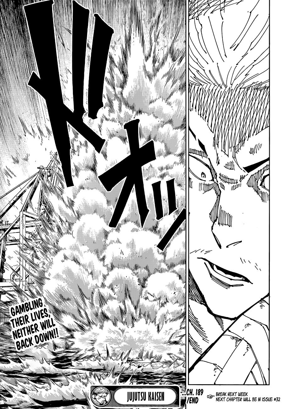 Read Jujutsu Kaisen Chapter-189 Page-019