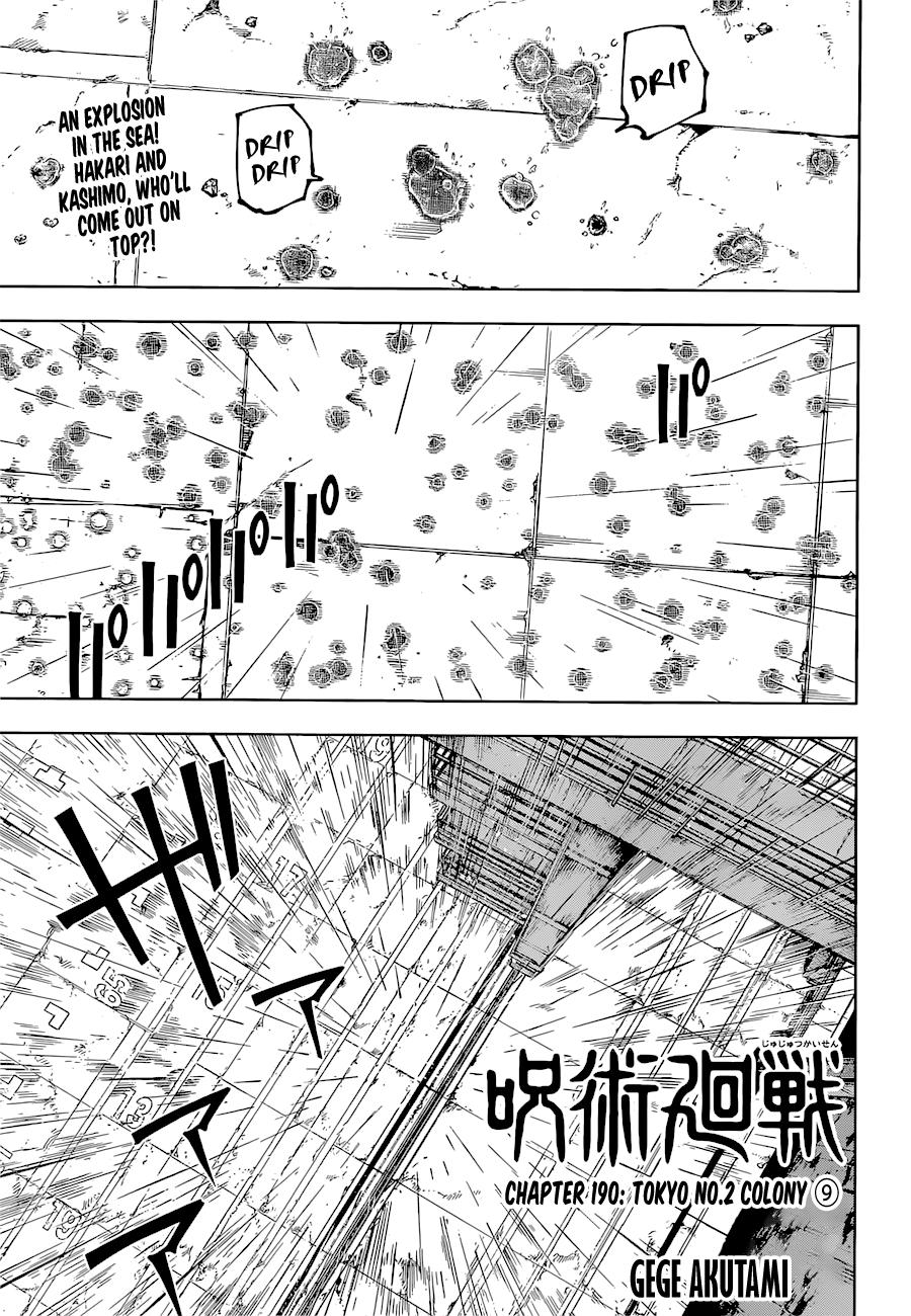 Read Jujutsu Kaisen Chapter-190 Page-001