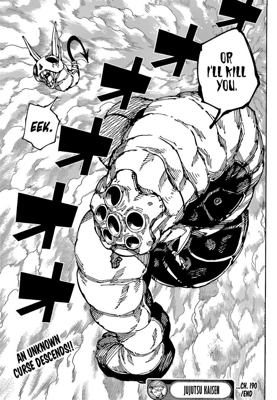Read Jujutsu Kaisen Chapter-190 Page-019