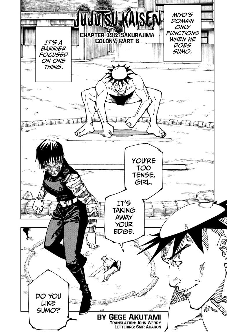 Read Jujutsu Kaisen Chapter-196 Page-001