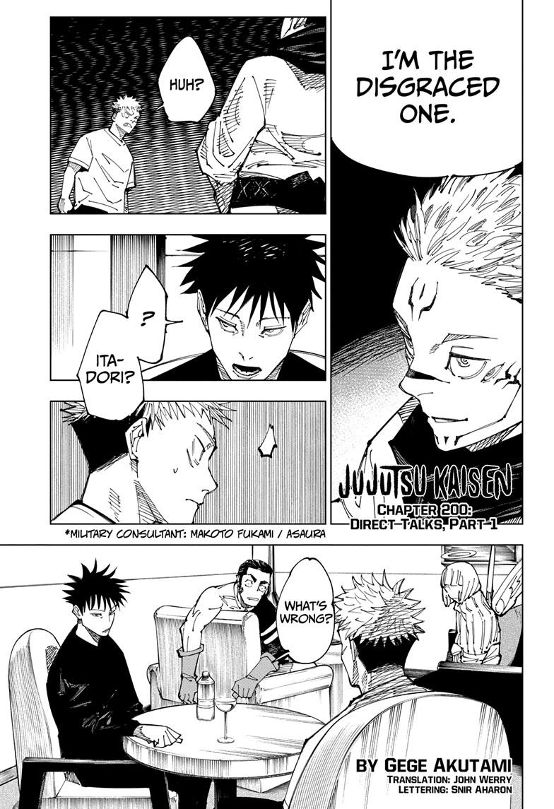 Read Jujutsu Kaisen Chapter-200 Page-001