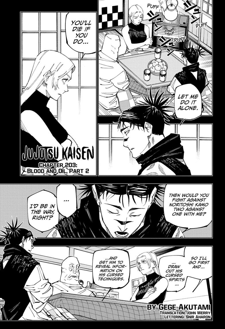Read Jujutsu Kaisen Chapter-203 Page-001