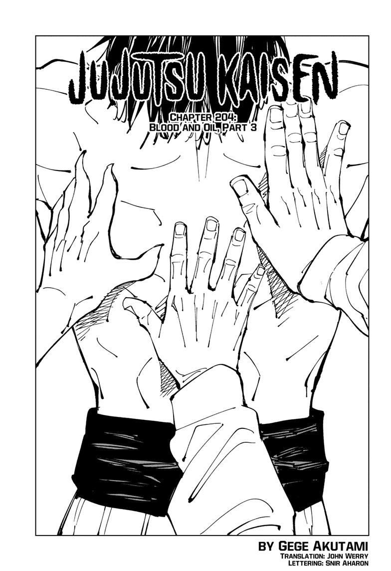 Read Jujutsu Kaisen Chapter-204 Page-001