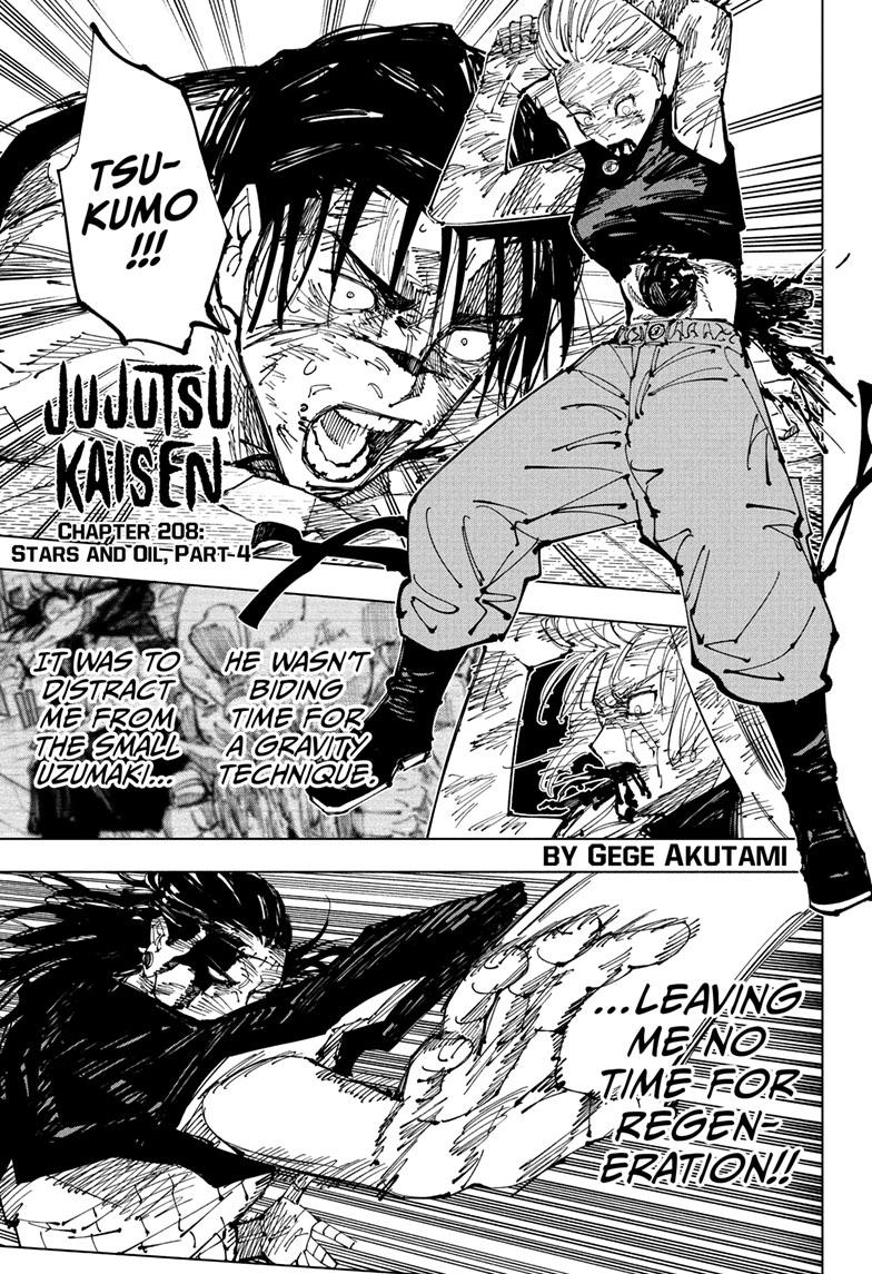 Read Jujutsu Kaisen Chapter-208 Page-001