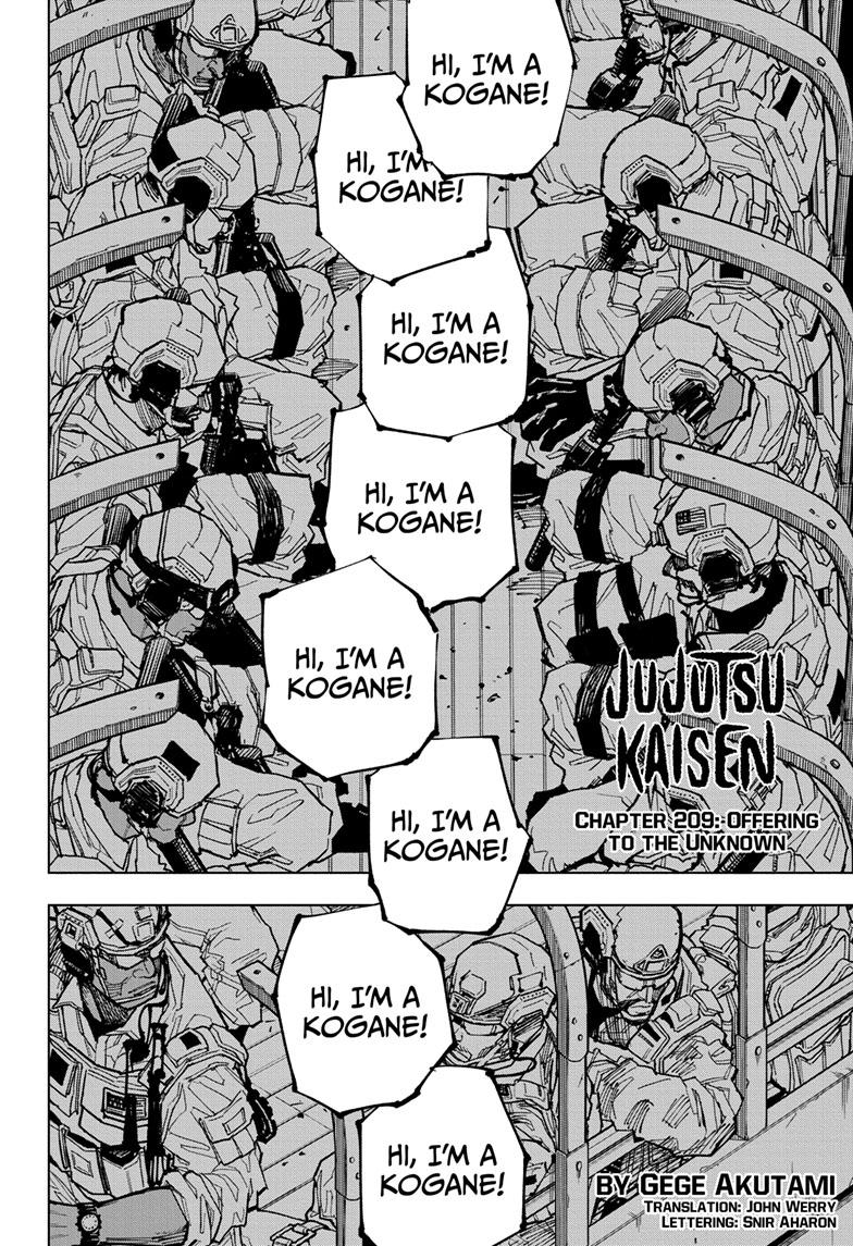 Read Jujutsu Kaisen Chapter-209 Page-003