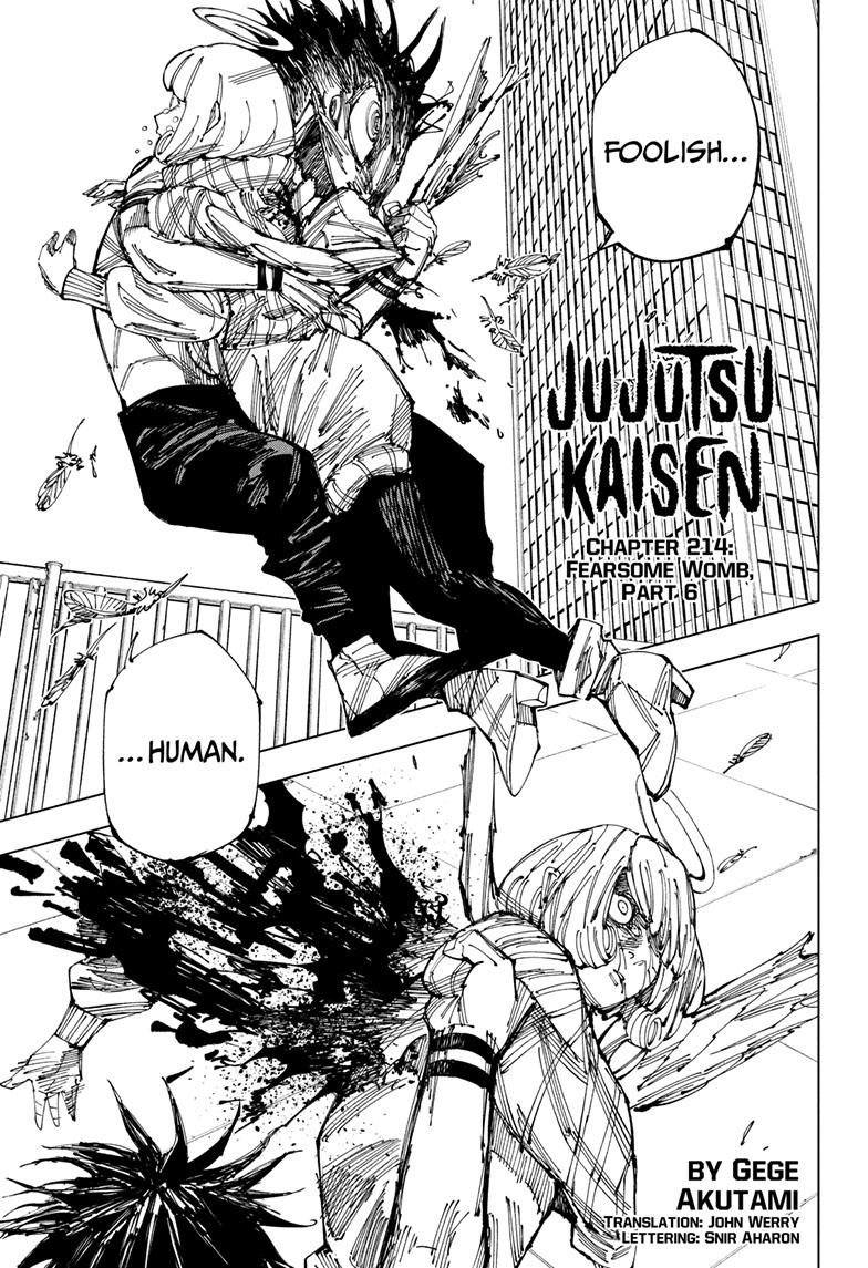 Read Jujutsu Kaisen Chapter-214 Page-001
