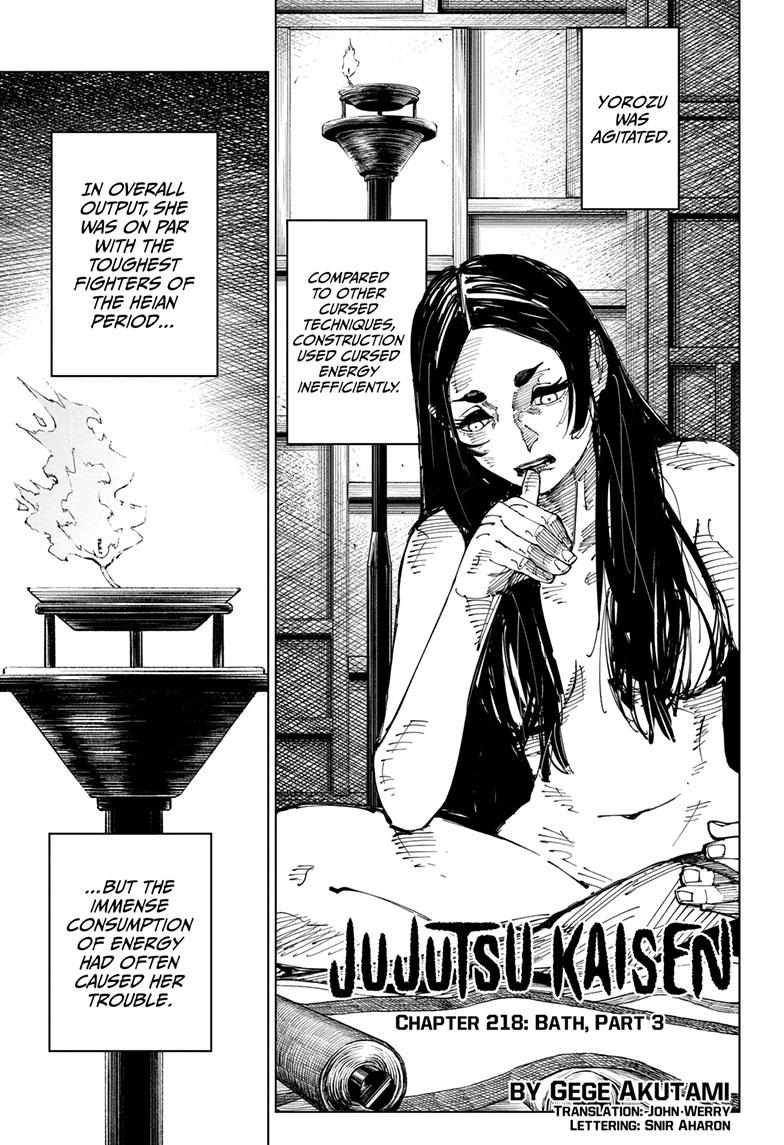 Read Jujutsu Kaisen Chapter-218 Page-001