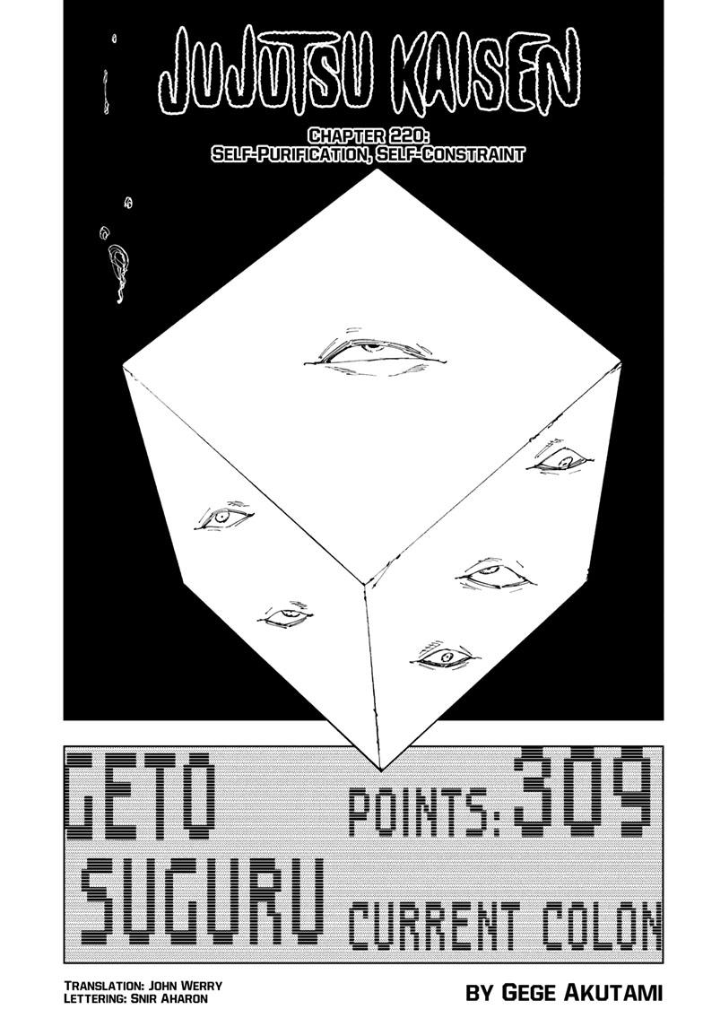 Read Jujutsu Kaisen Chapter-220 Page-001