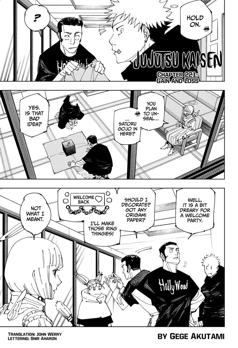 Read Jujutsu Kaisen Chapter-221 Page-001