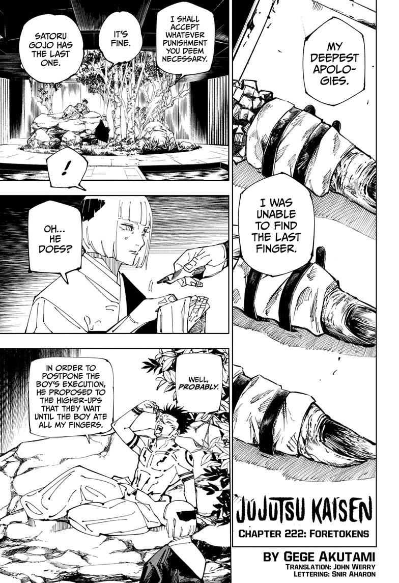Read Jujutsu Kaisen Chapter-222 Page-001