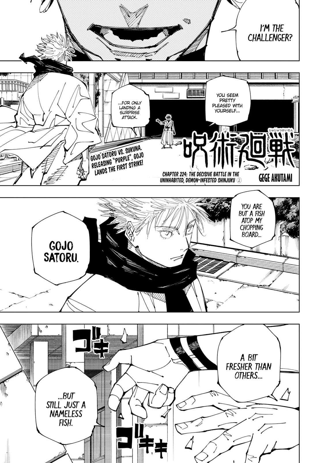 Read Jujutsu Kaisen Chapter-224 Page-001