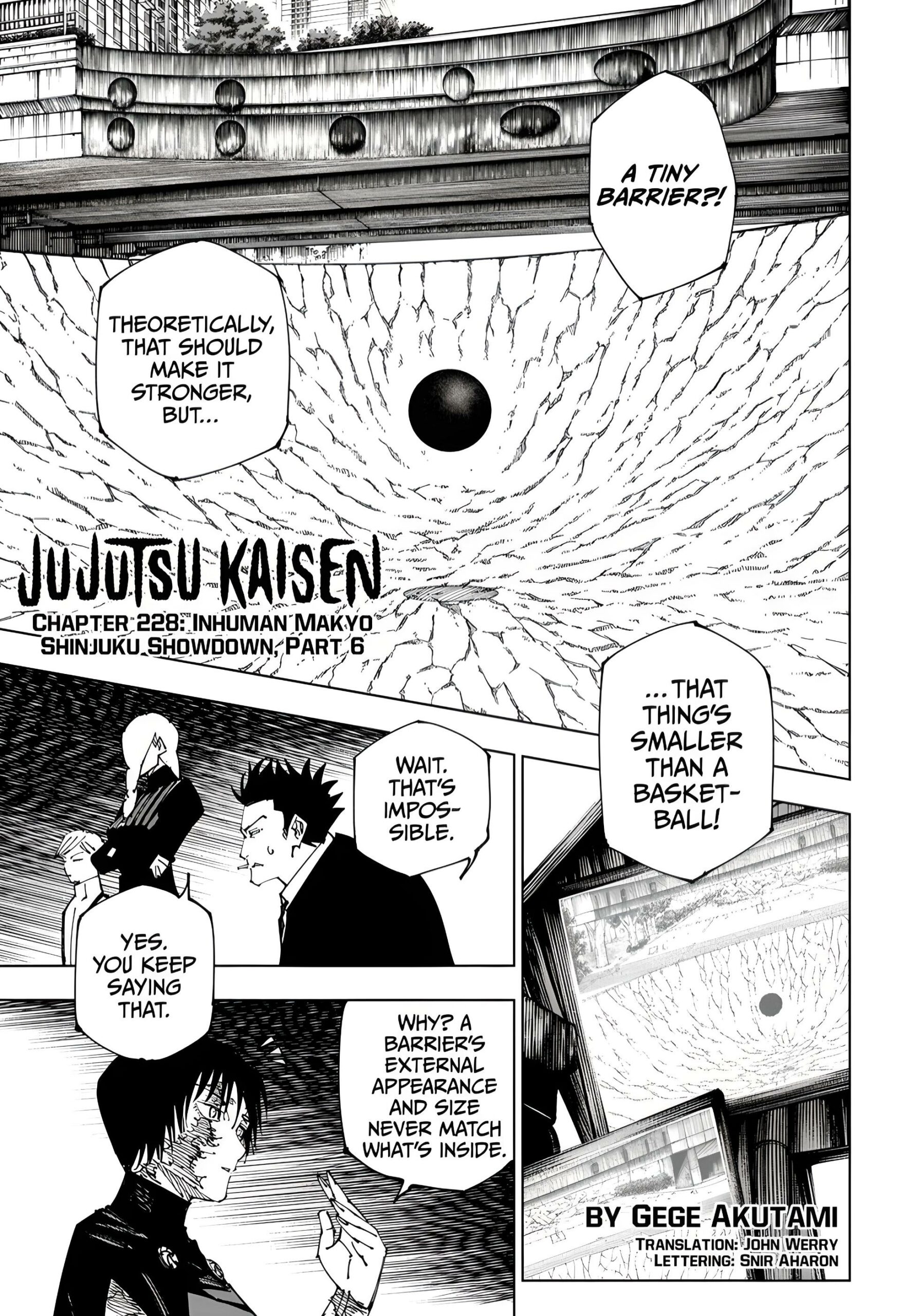 Read Jujutsu Kaisen Chapter-228 Page-001