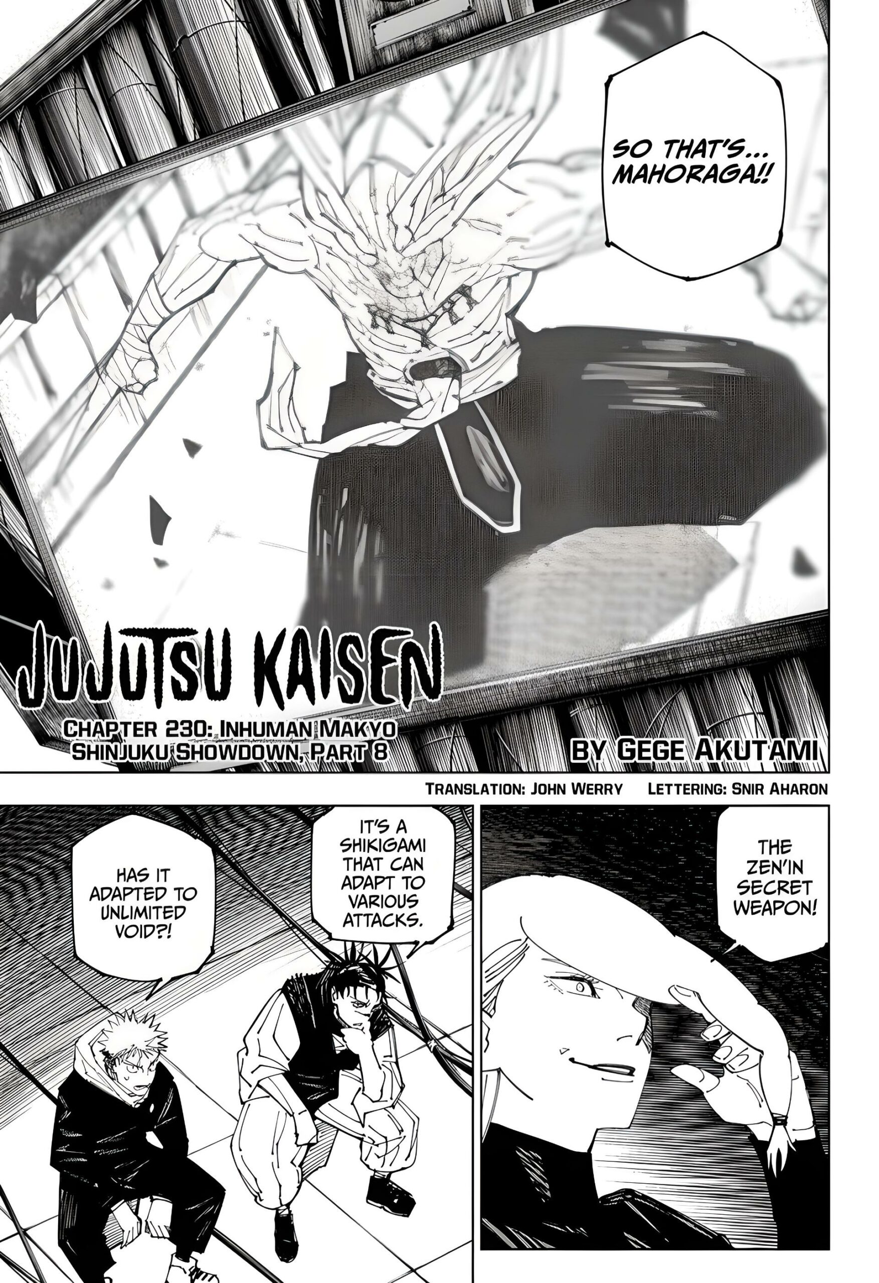 Read Jujutsu Kaisen Chapter-230 Page-001