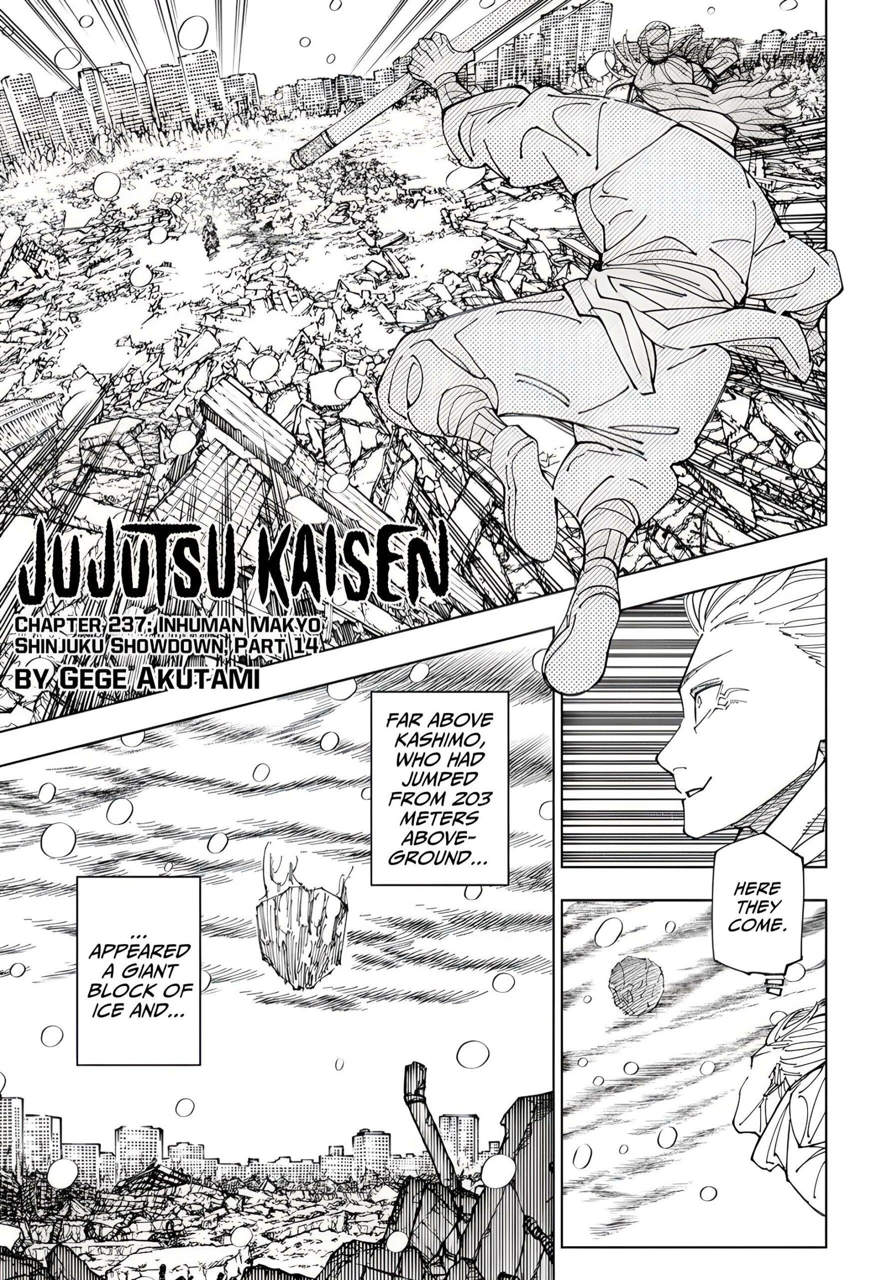Read Jujutsu Kaisen Chapter-237 Page-001