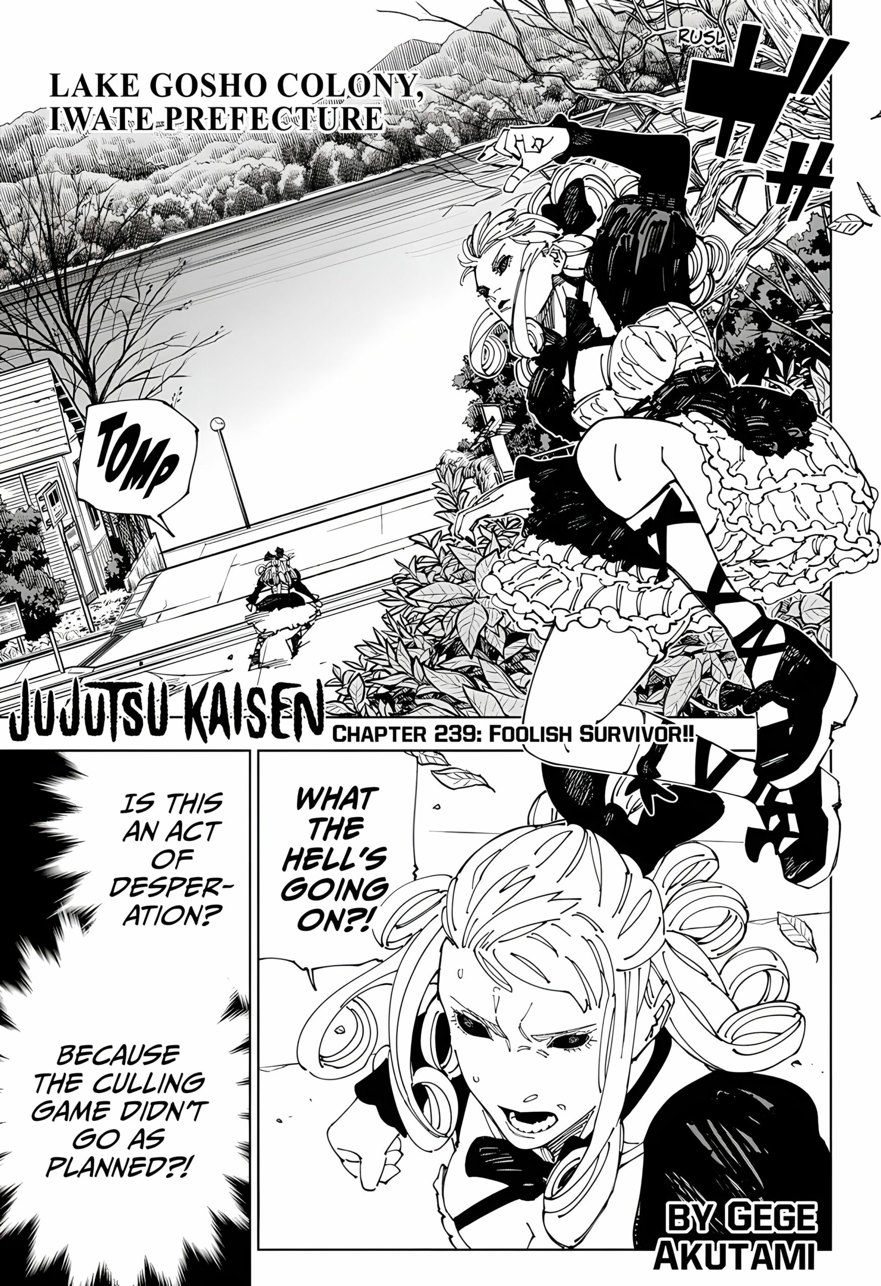 Read Jujutsu Kaisen Chapter-239 Page-001