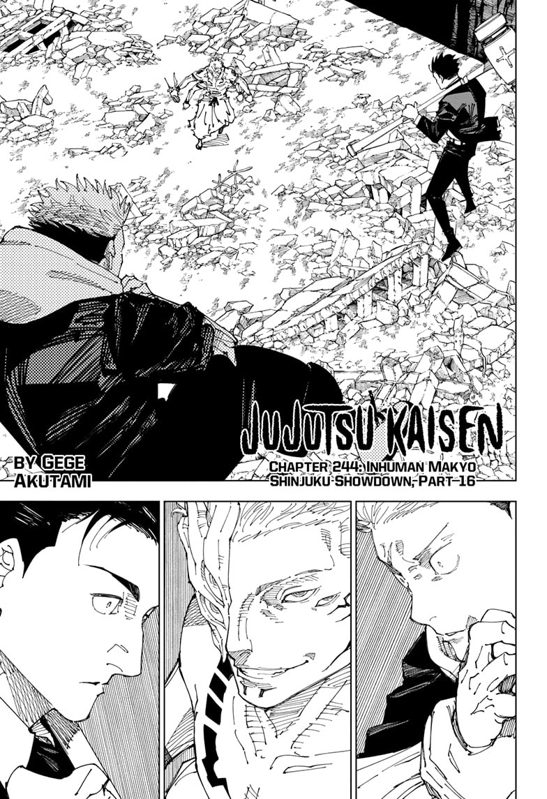Read Jujutsu Kaisen Chapter-244 Page-001