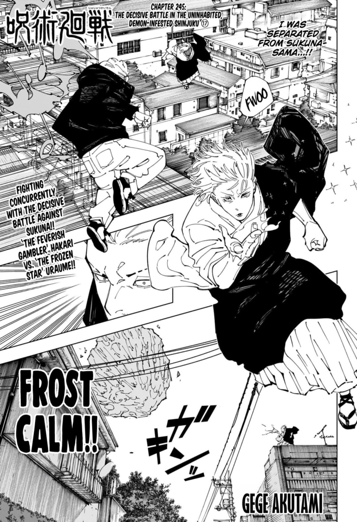 Read Jujutsu Kaisen Chapter-245 Page-001