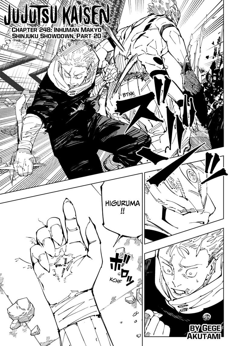 Read Jujutsu Kaisen Chapter-248 Page-001