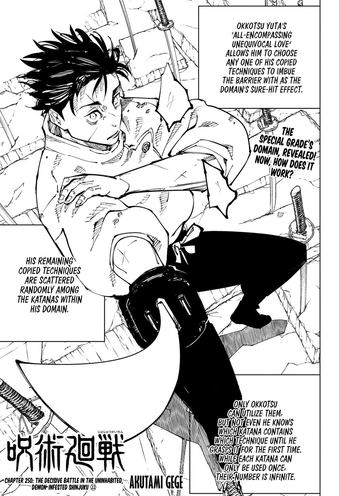 Read Jujutsu Kaisen Chapter-250 Page-001