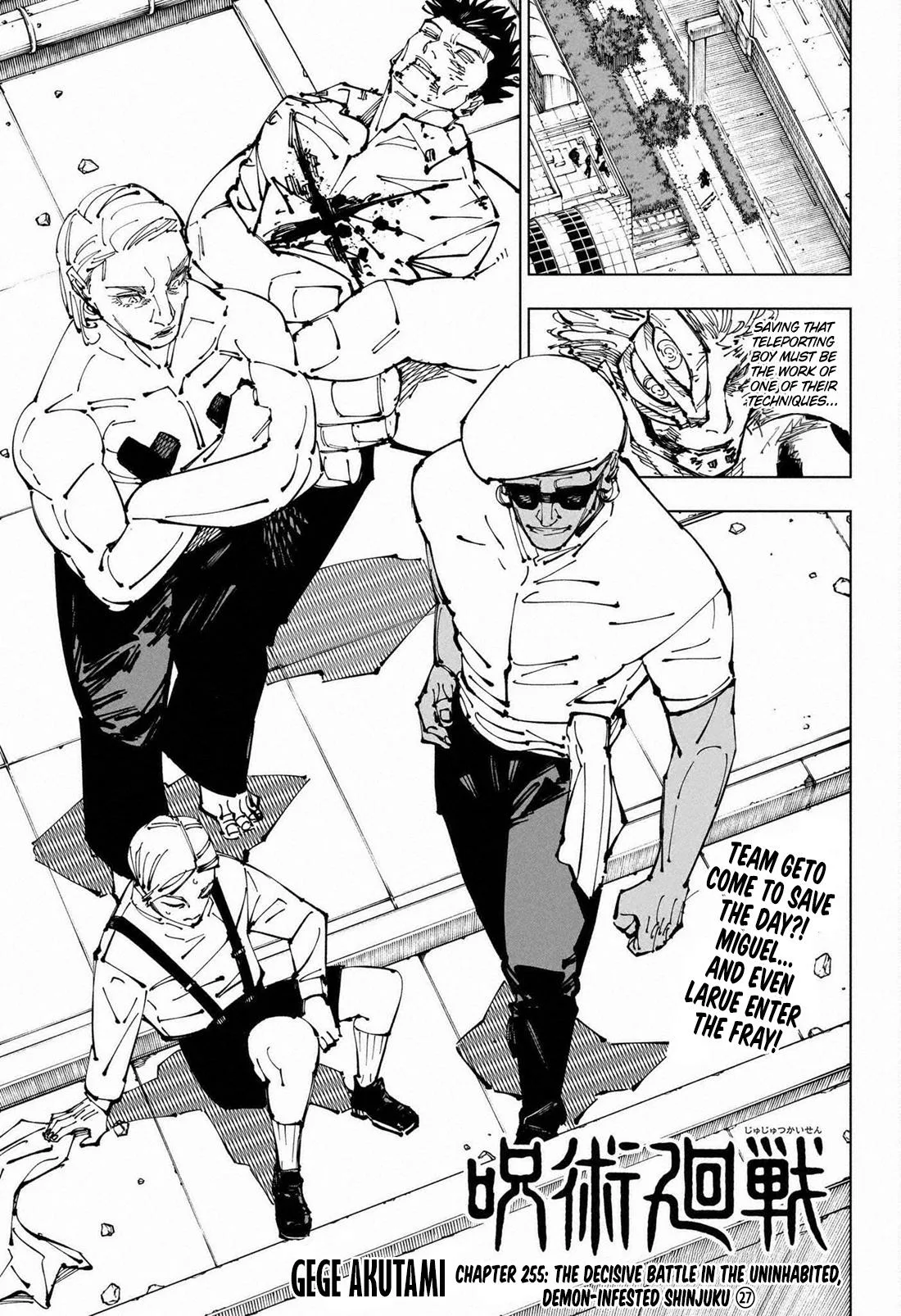 Read Jujutsu Kaisen Chapter-255 Page-001