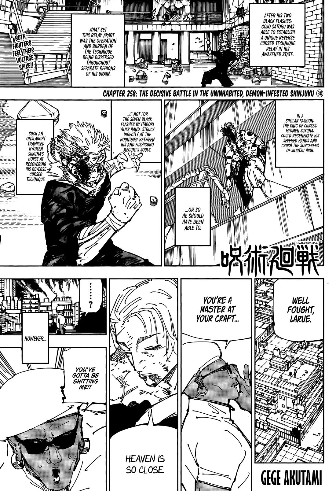 Read Jujutsu Kaisen Chapter-258 Page-001