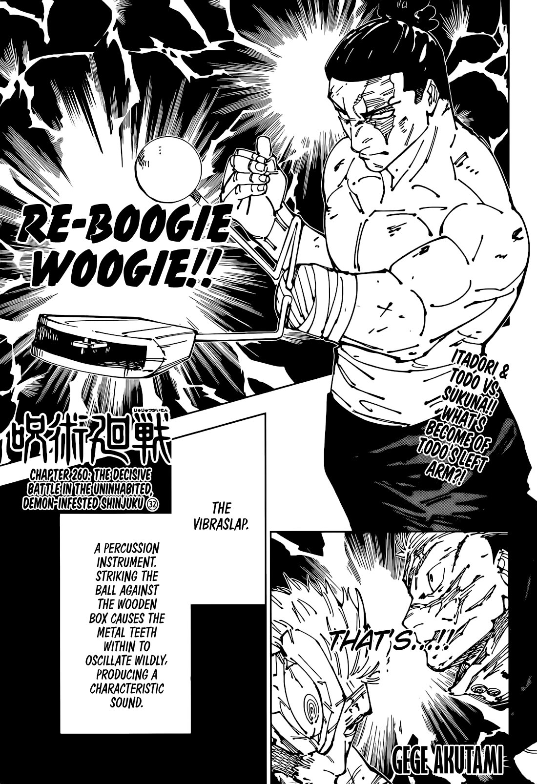 Read Jujutsu Kaisen Chapter-260 Page-001