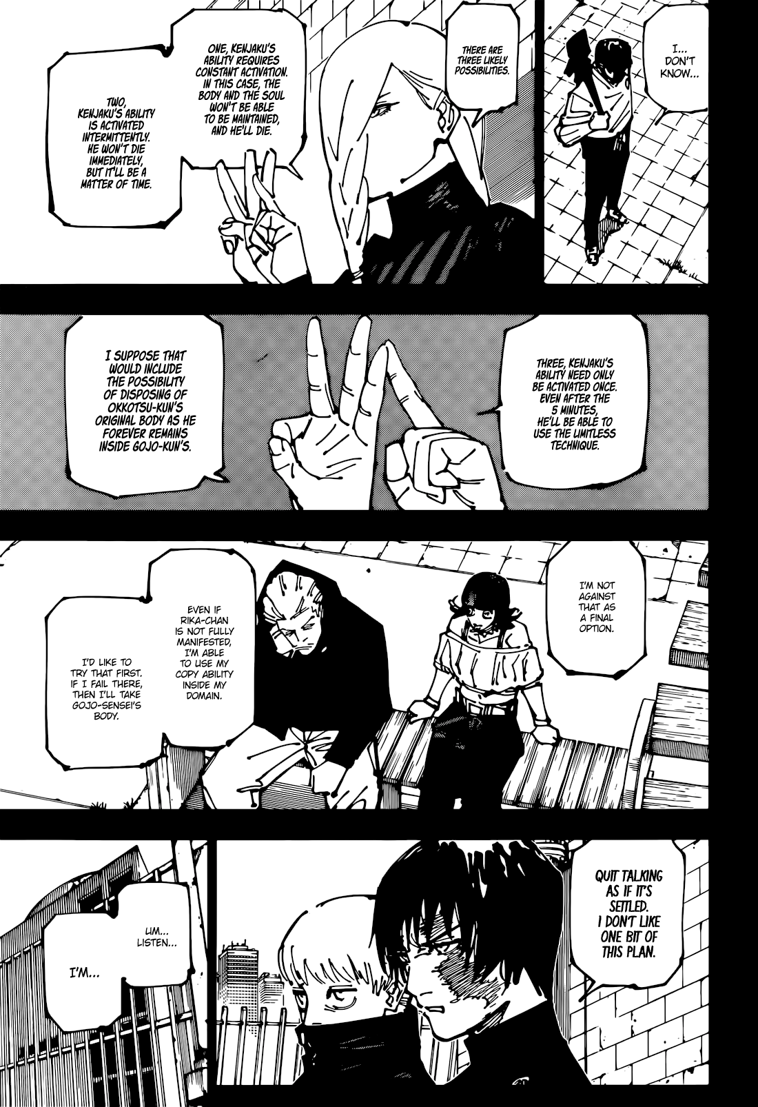 Read Jujutsu Kaisen Chapter-261 Page-005