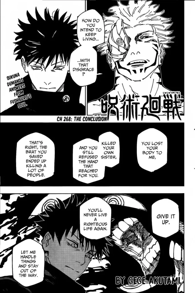 Read Jujutsu Kaisen Chapter-268 Page-001