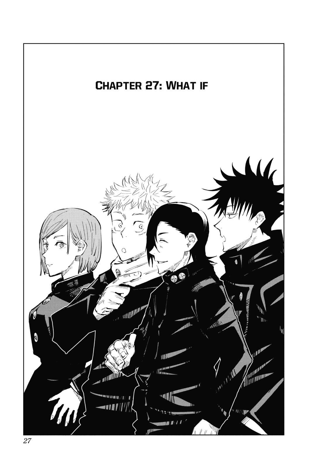 Read Jujutsu Kaisen Chapter-27 Page-001