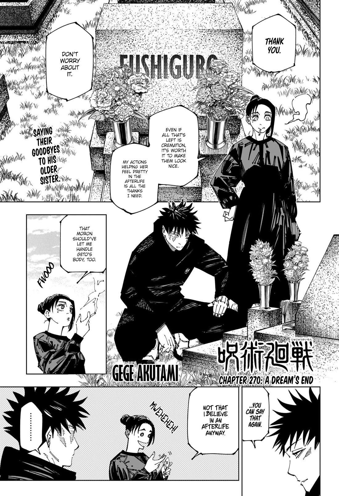 Read Jujutsu Kaisen Chapter-270 Page-001