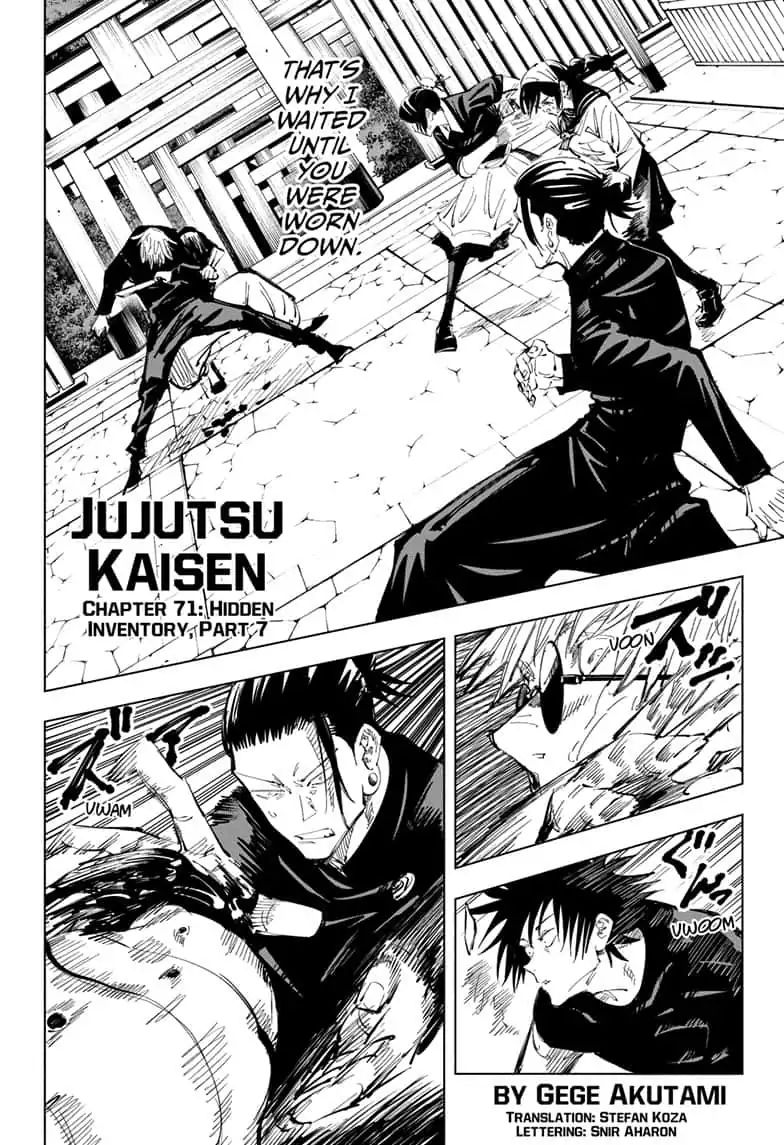 Read Jujutsu Kaisen Chapter-71 Page-002
