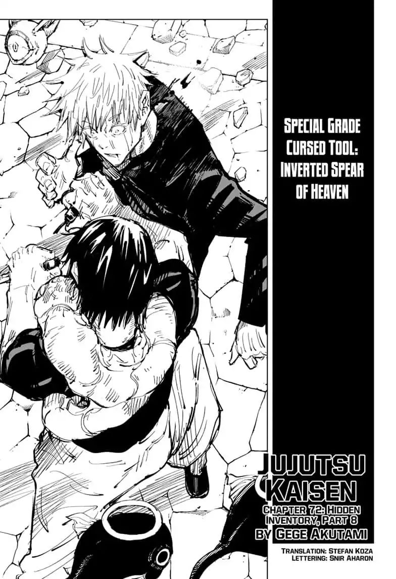 Read Jujutsu Kaisen Chapter-72 Page-001