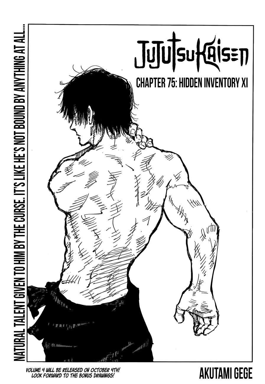 Read Jujutsu Kaisen Chapter-75 Page-001