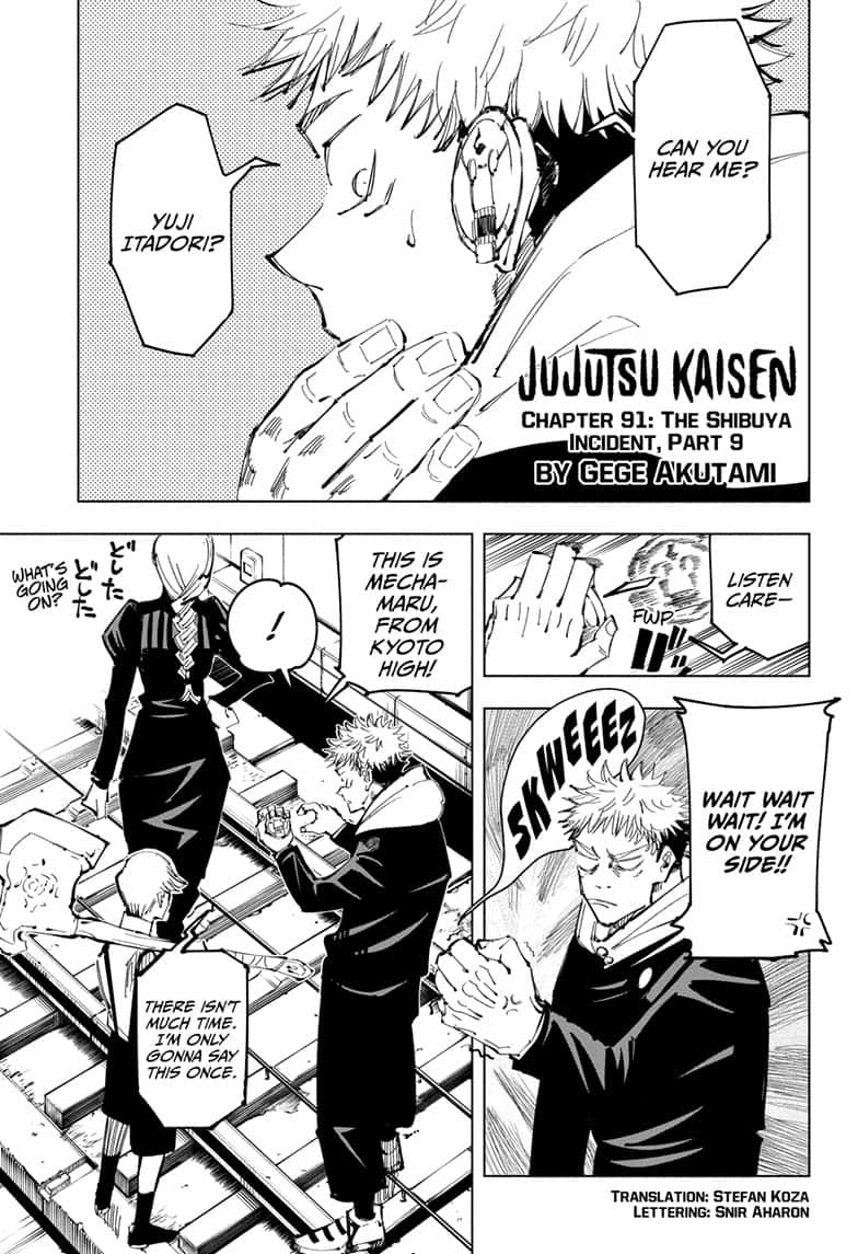 Read Jujutsu Kaisen Chapter-91 Page-001