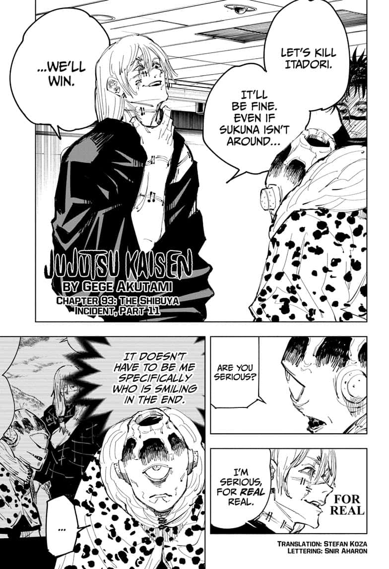 Read Jujutsu Kaisen Chapter-93 Page-001